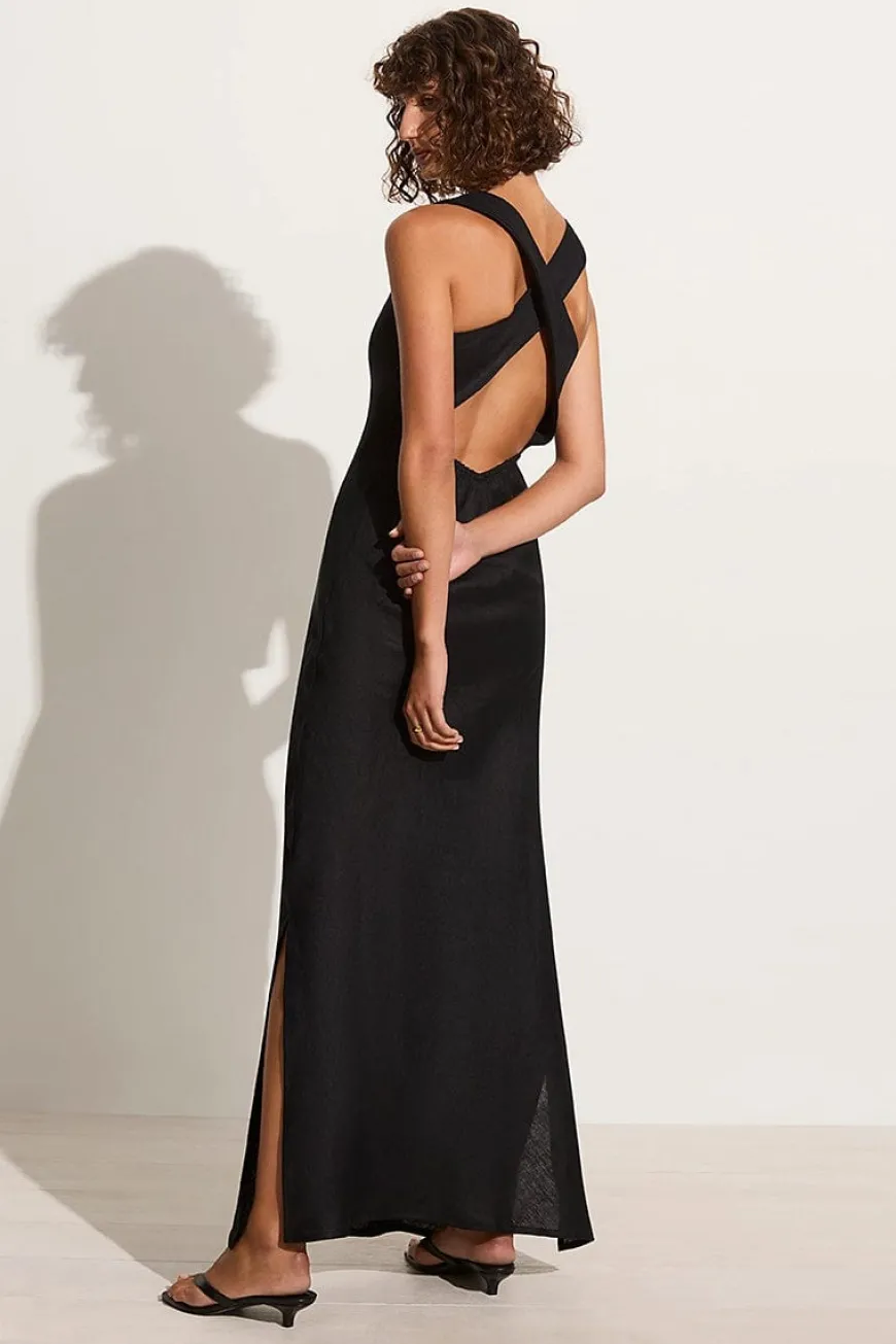 Lobo Maxi Dress Black - Final Sale
