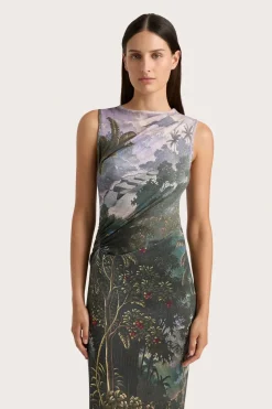 Loire Dress Balinese Landscape