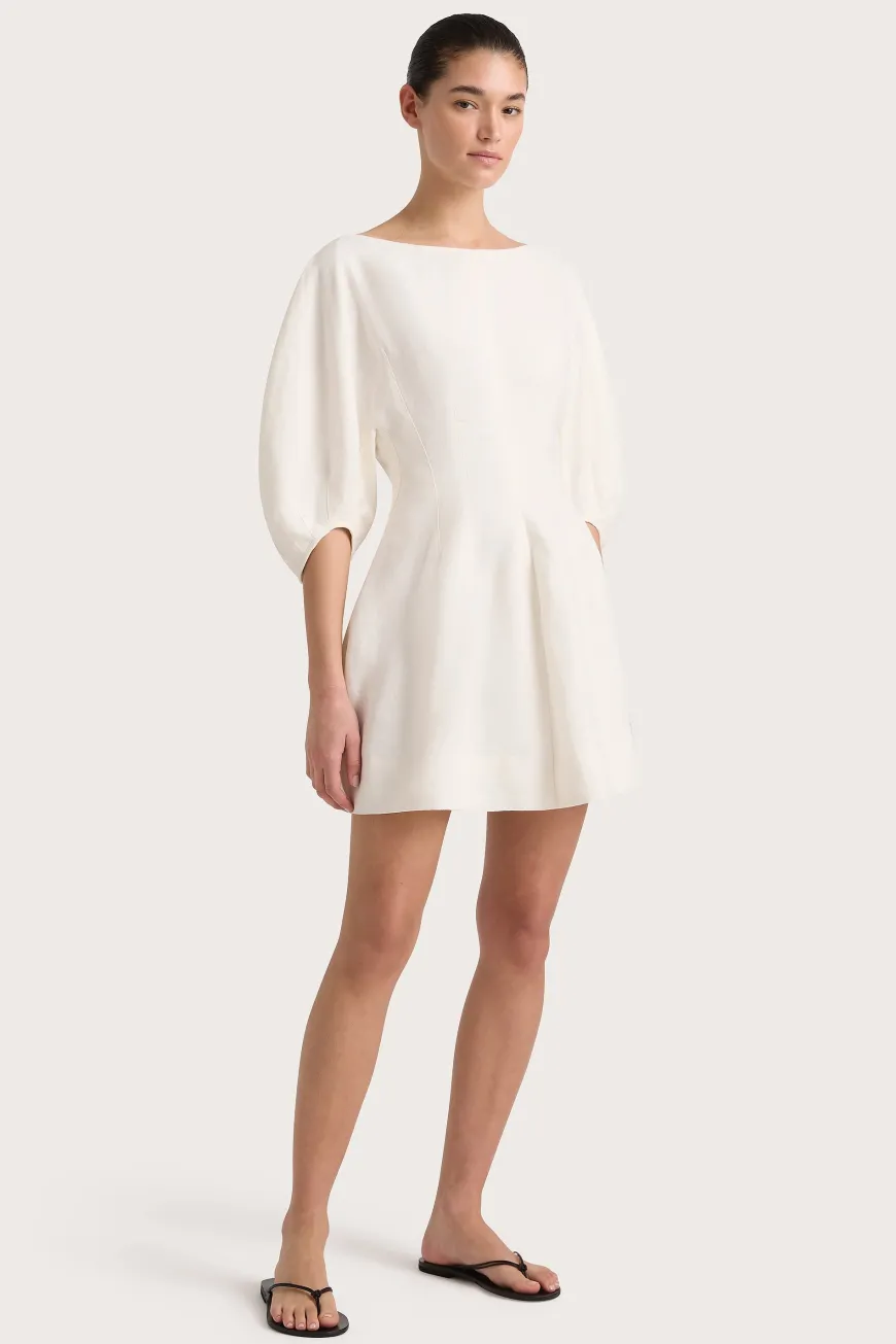 Lowen Mini Dress White