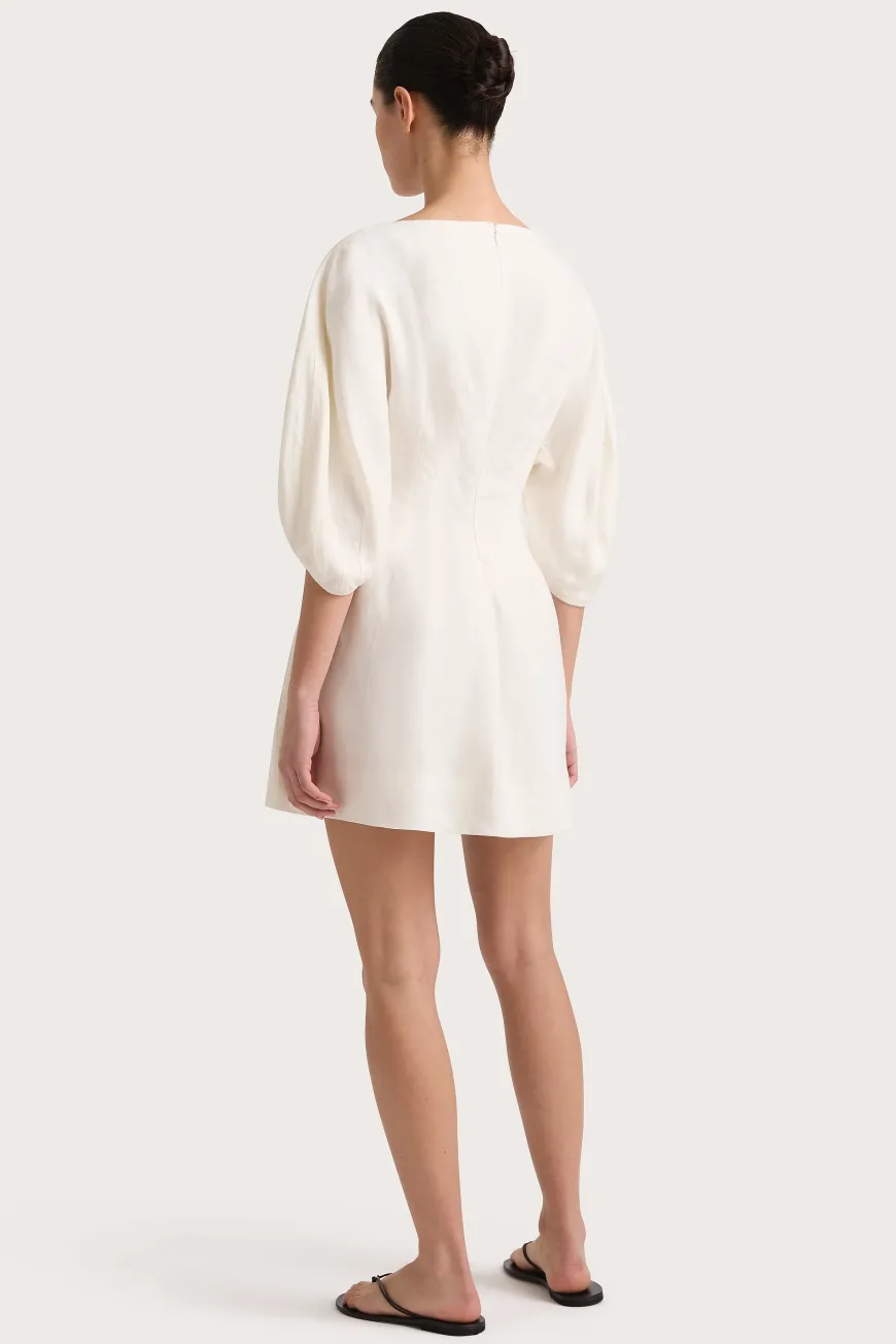 Lowen Mini Dress White