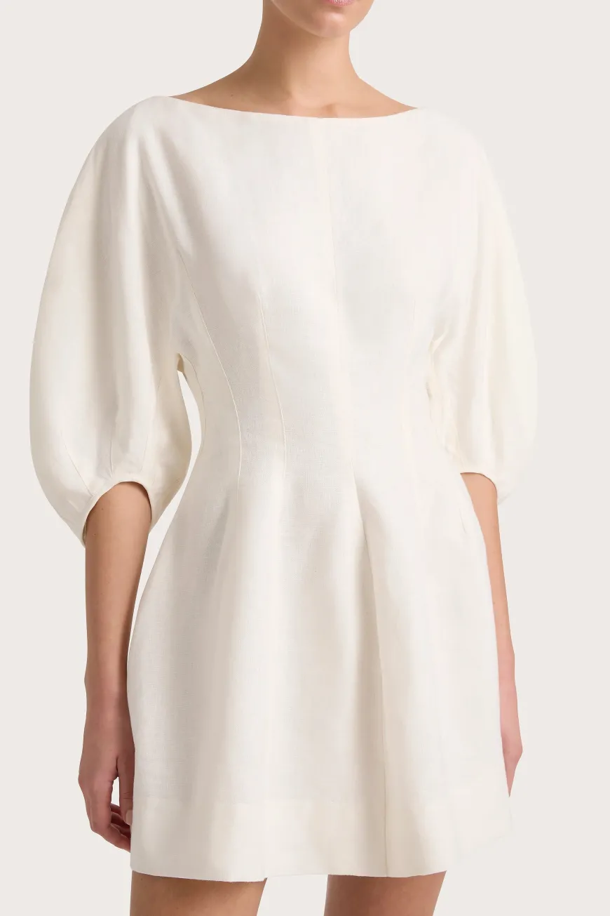 Lowen Mini Dress White