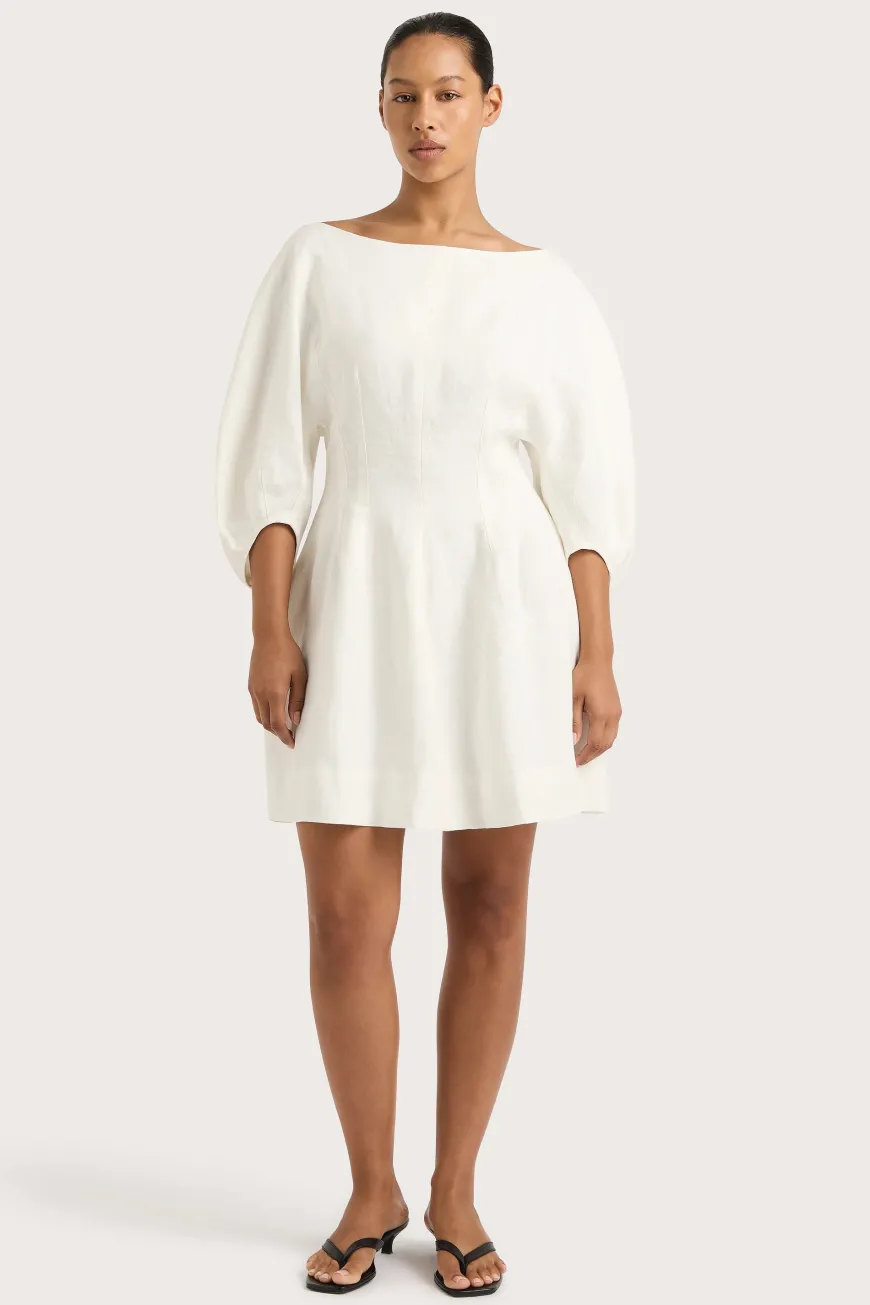 Lowen Mini Dress White