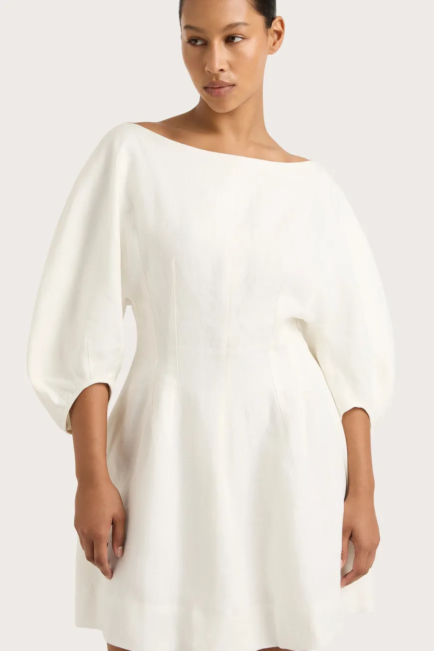 Lowen Mini Dress White