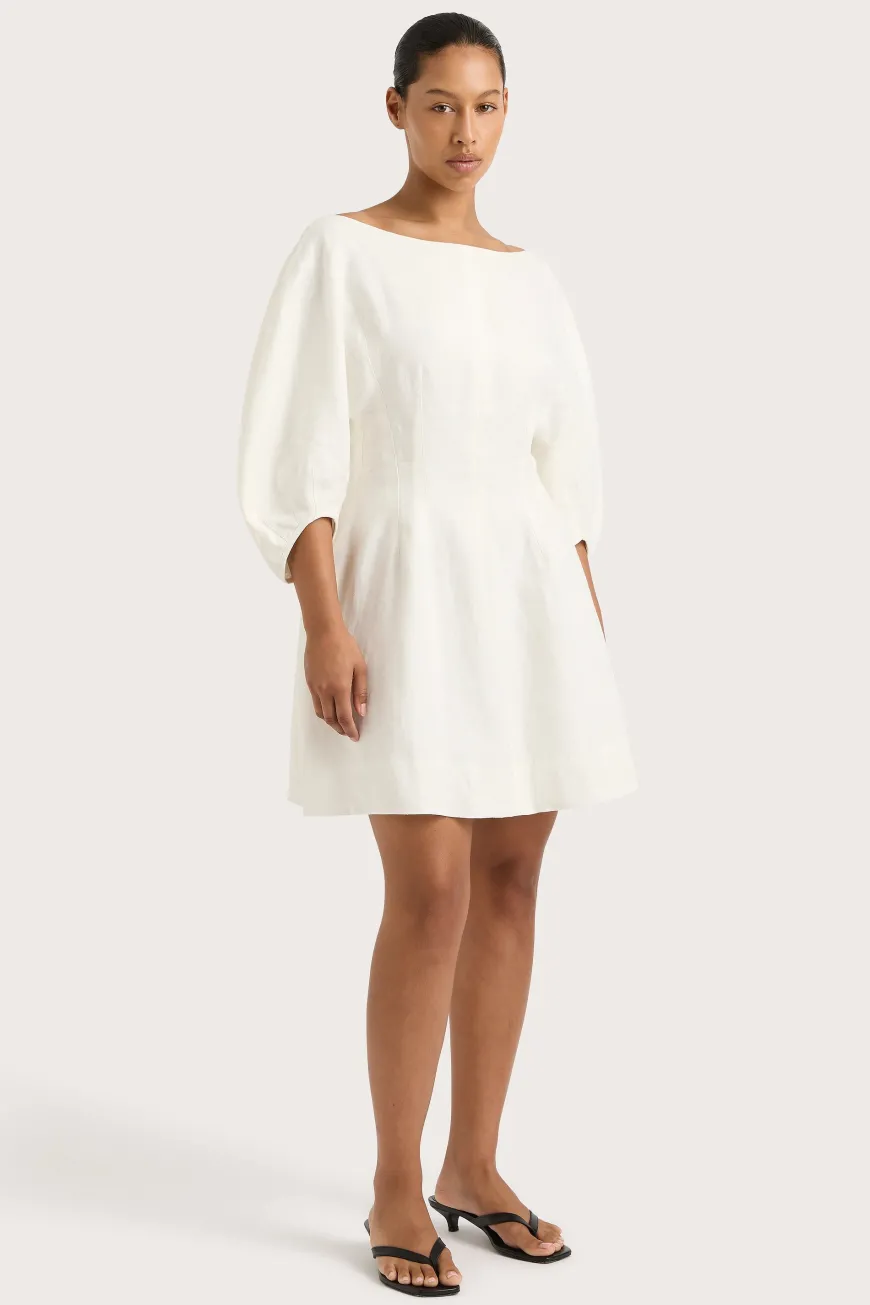 Lowen Mini Dress White