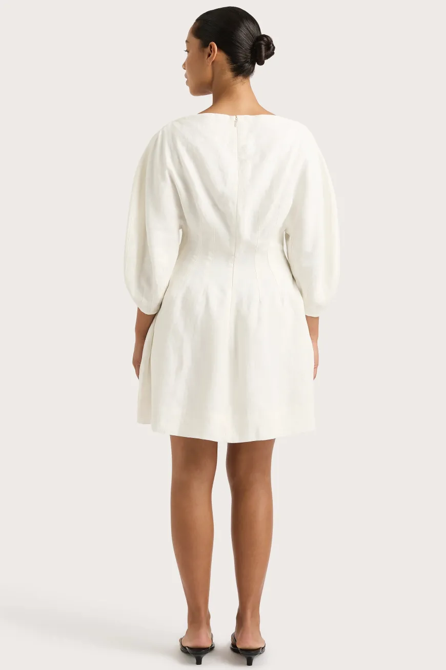 Lowen Mini Dress White