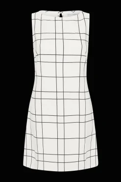 Lui Mini Dress Letizia Check White