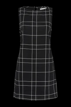 Lui Mini Dress Letizia Check Black