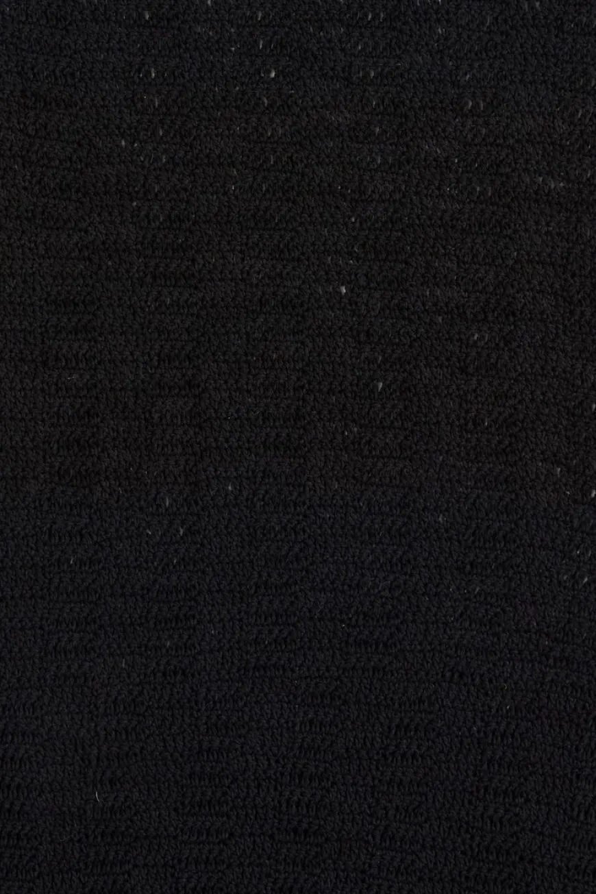 Lula Handmade Crochet Skirt Black - Final Sale
