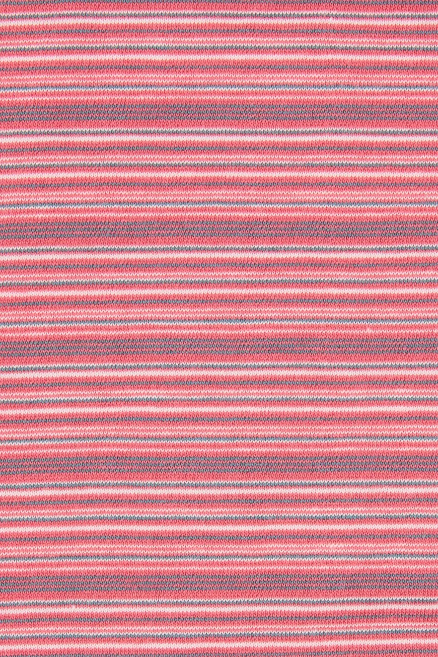 Maceio Top Vermillion Stripe