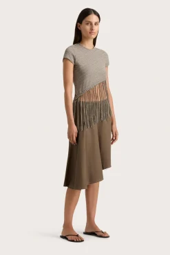 Maceio T-Shirt Walnut Stripe