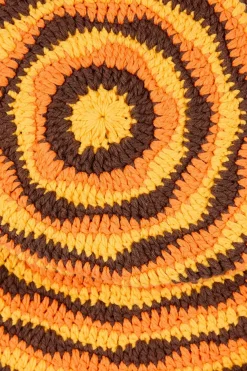 Maddalena Crochet Hat Orange (Exclusive) - Final Sale