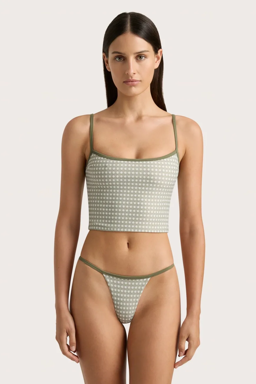 Manon Top Oliander Khaki