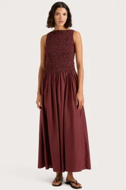 Margot Maxi Dress Bordeaux