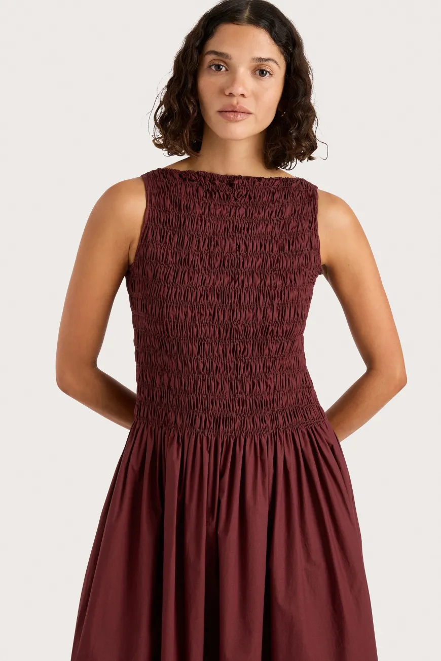 Margot Maxi Dress Bordeaux