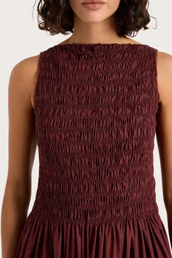 Margot Maxi Dress Bordeaux