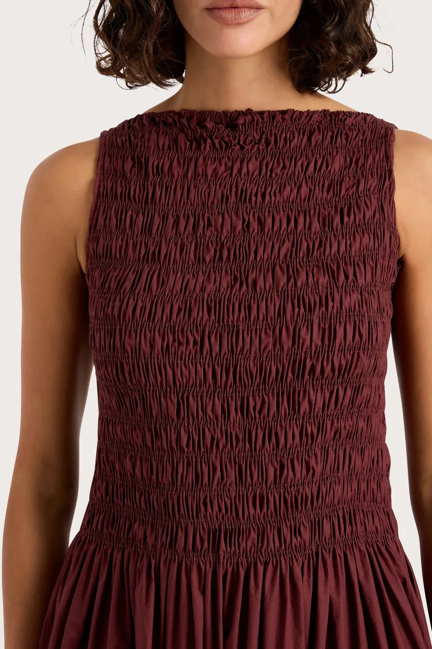 Margot Maxi Dress Bordeaux