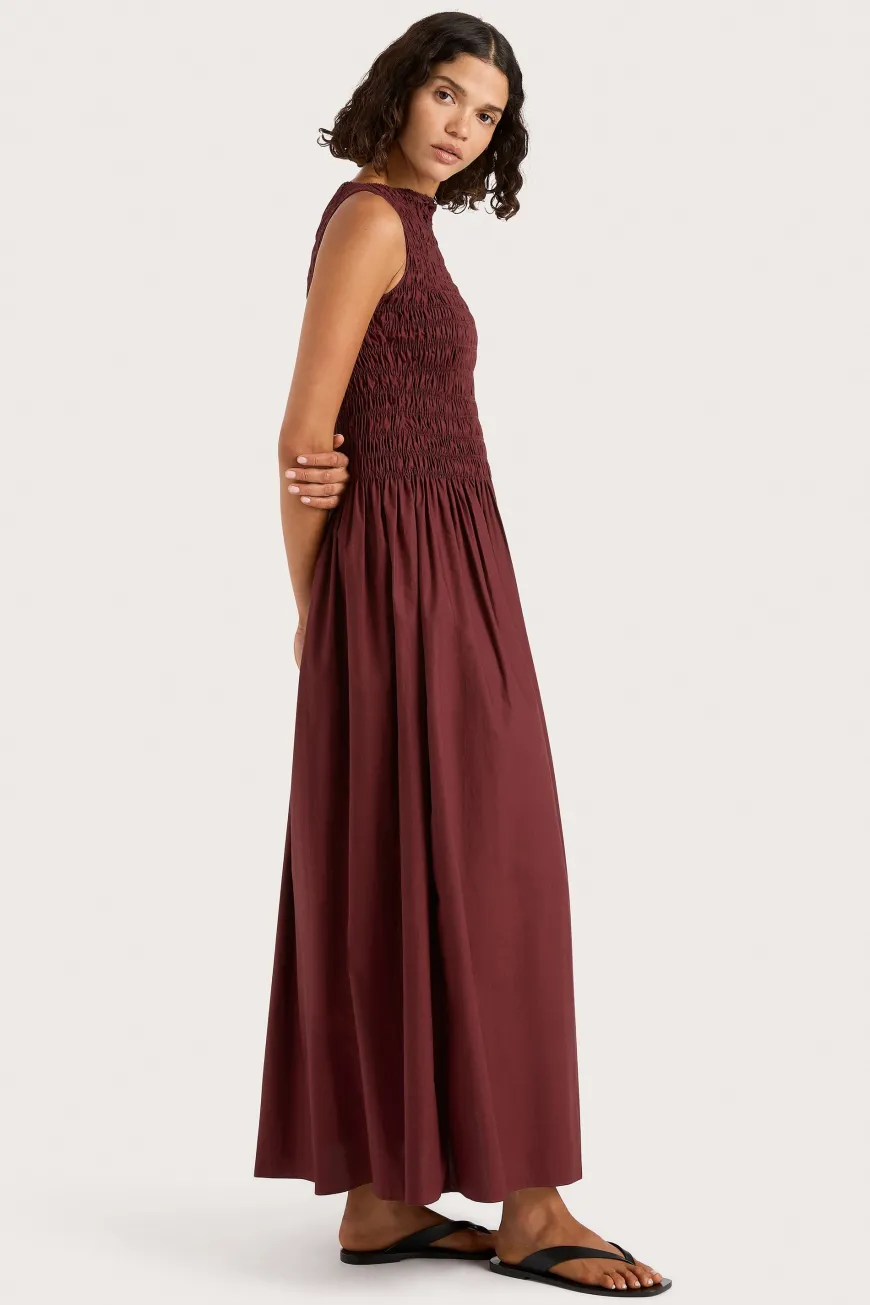 Margot Maxi Dress Bordeaux
