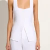 Maya Vest White