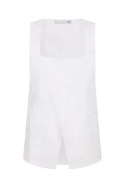 Maya Vest White