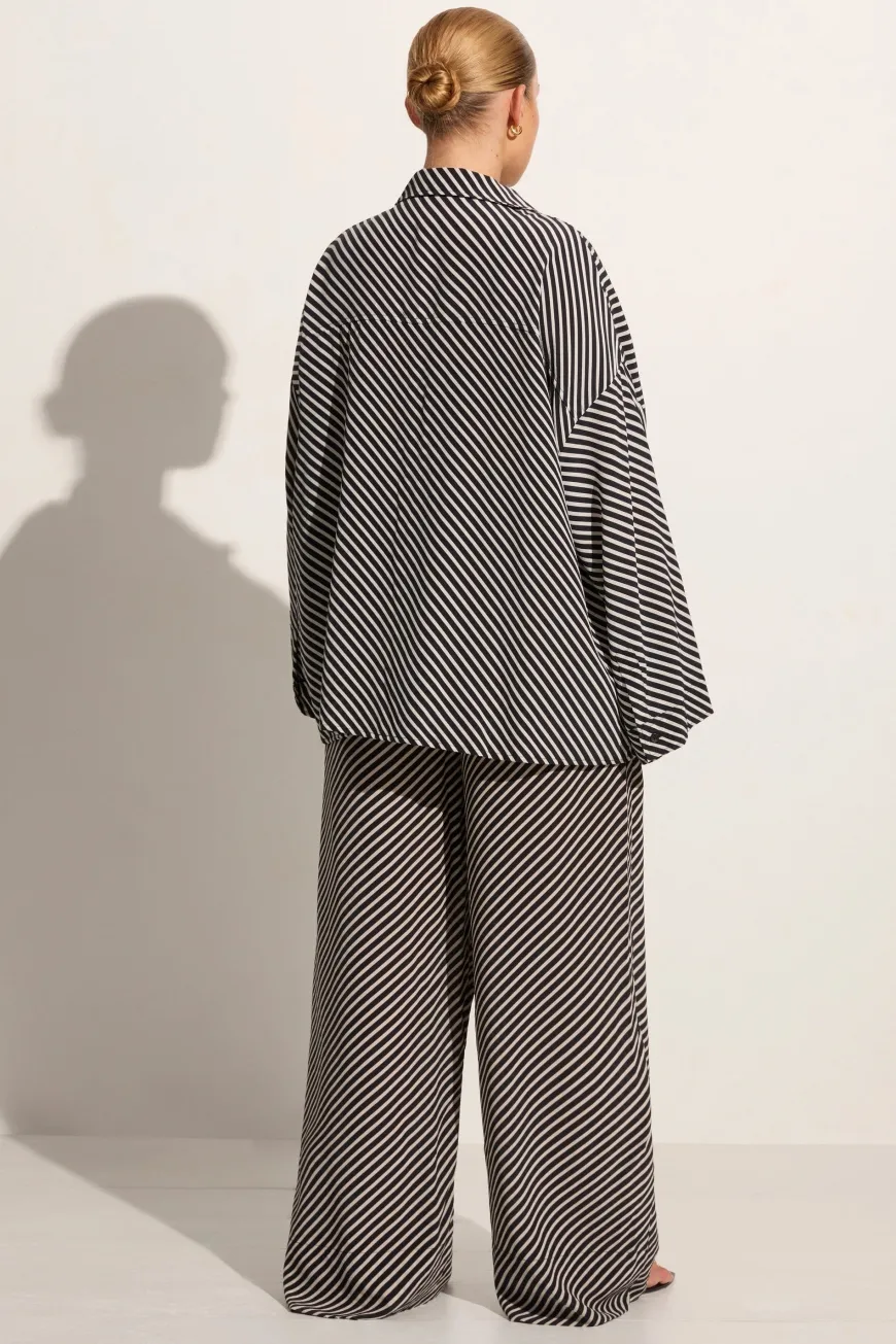 Monforte Pant Toscano Stripe Black