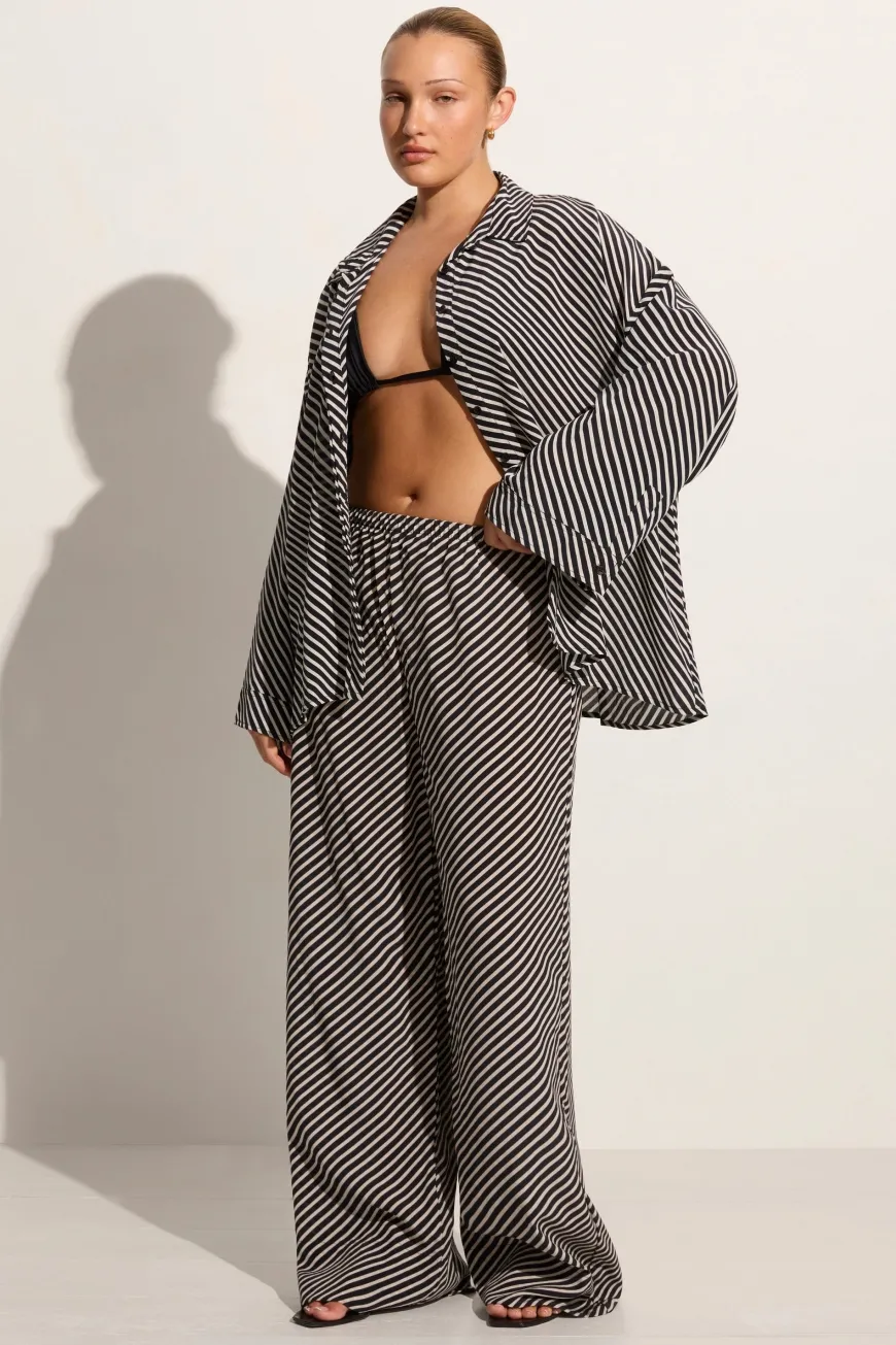 Monforte Pant Toscano Stripe Black