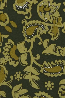 Nadja Mini Dress Selcetta Paisley Green