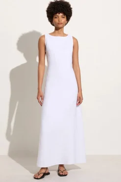 Nahna Maxi Dress White - Final Sale