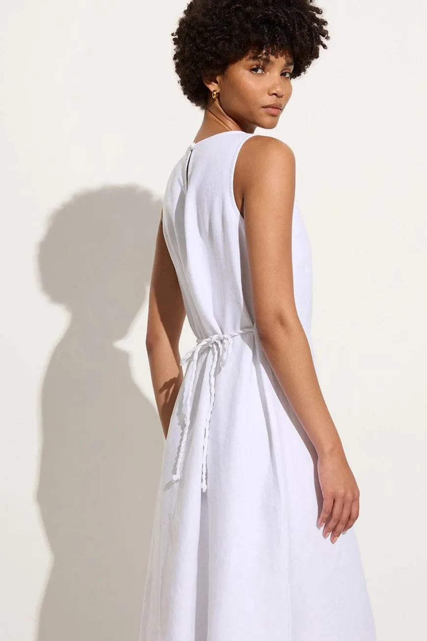 Nahna Maxi Dress White - Final Sale