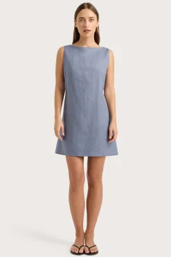 Nazarit Mini Dress Cornflower Blue