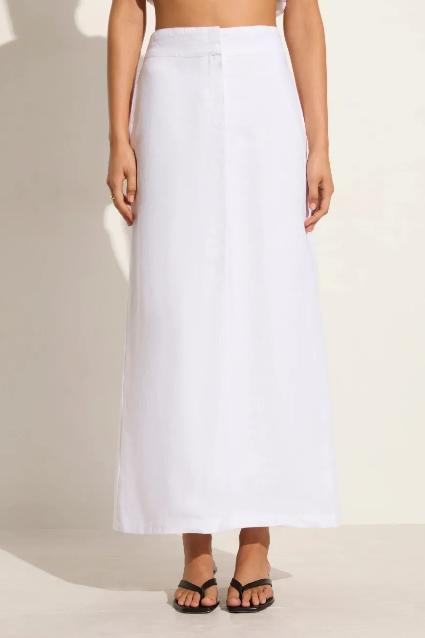 Nelli Skirt White