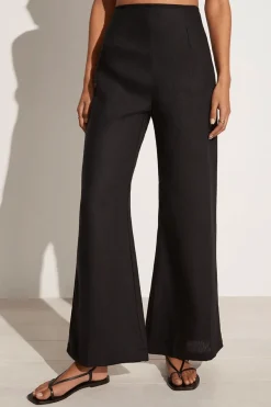 Ottavio Pants Plain Black