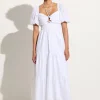 Palacio Midi Dress White - Final Sale