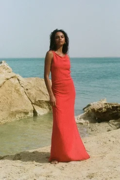 Palermo Maxi Dress Peony Pink - Final Sale
