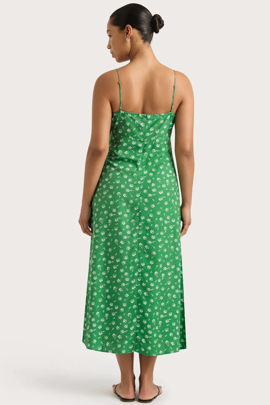 Pau Midi Dress Green