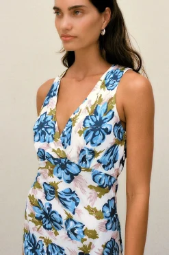Penne Mini Dress Isadora Floral Navy - Final Sale