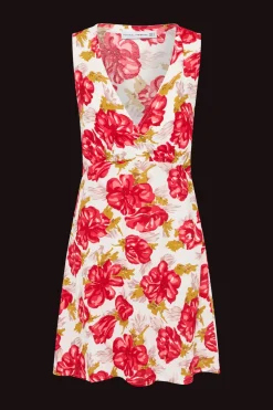 Penne Mini Dress Isadora Floral Red - Final Sale