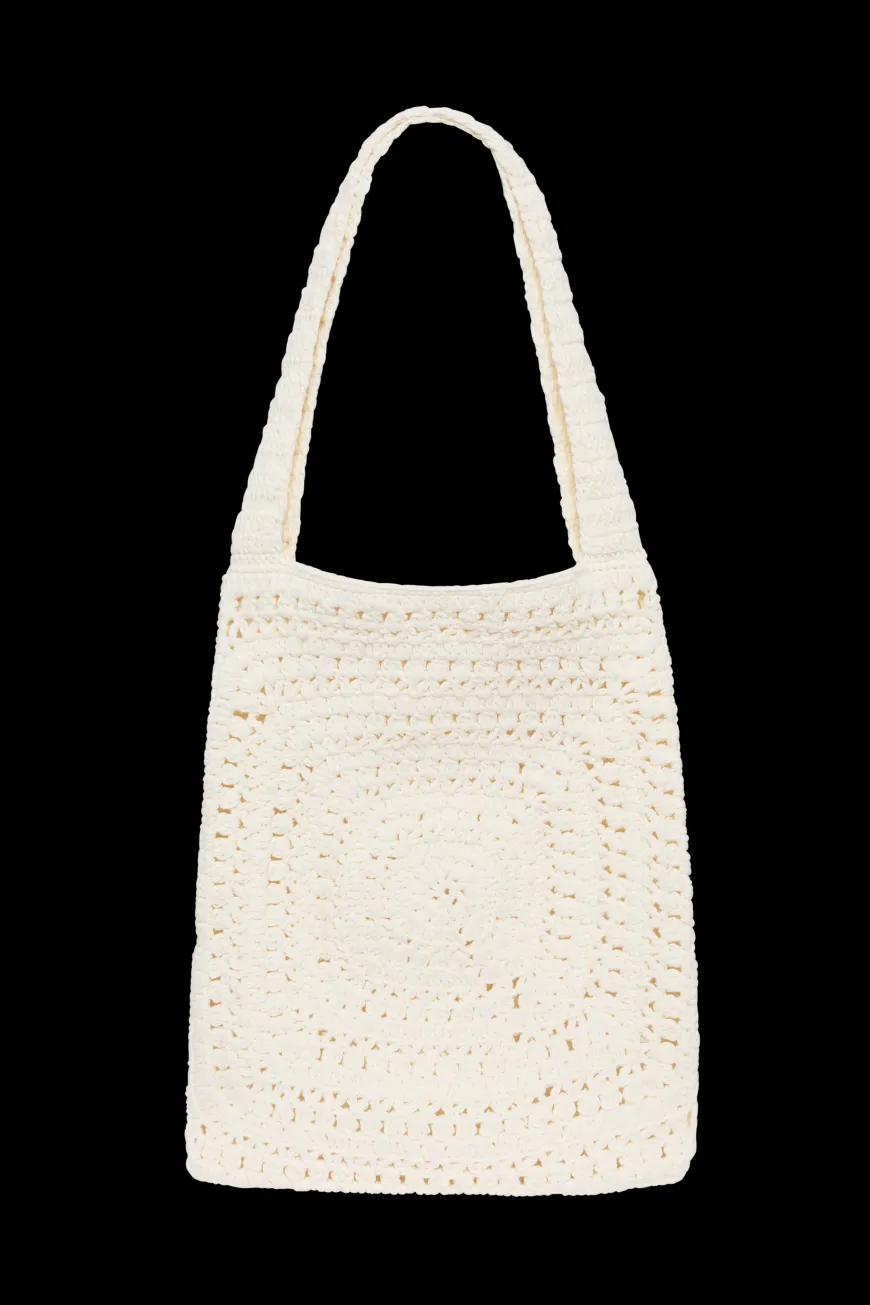 Piccolo Crochet Bag Off White