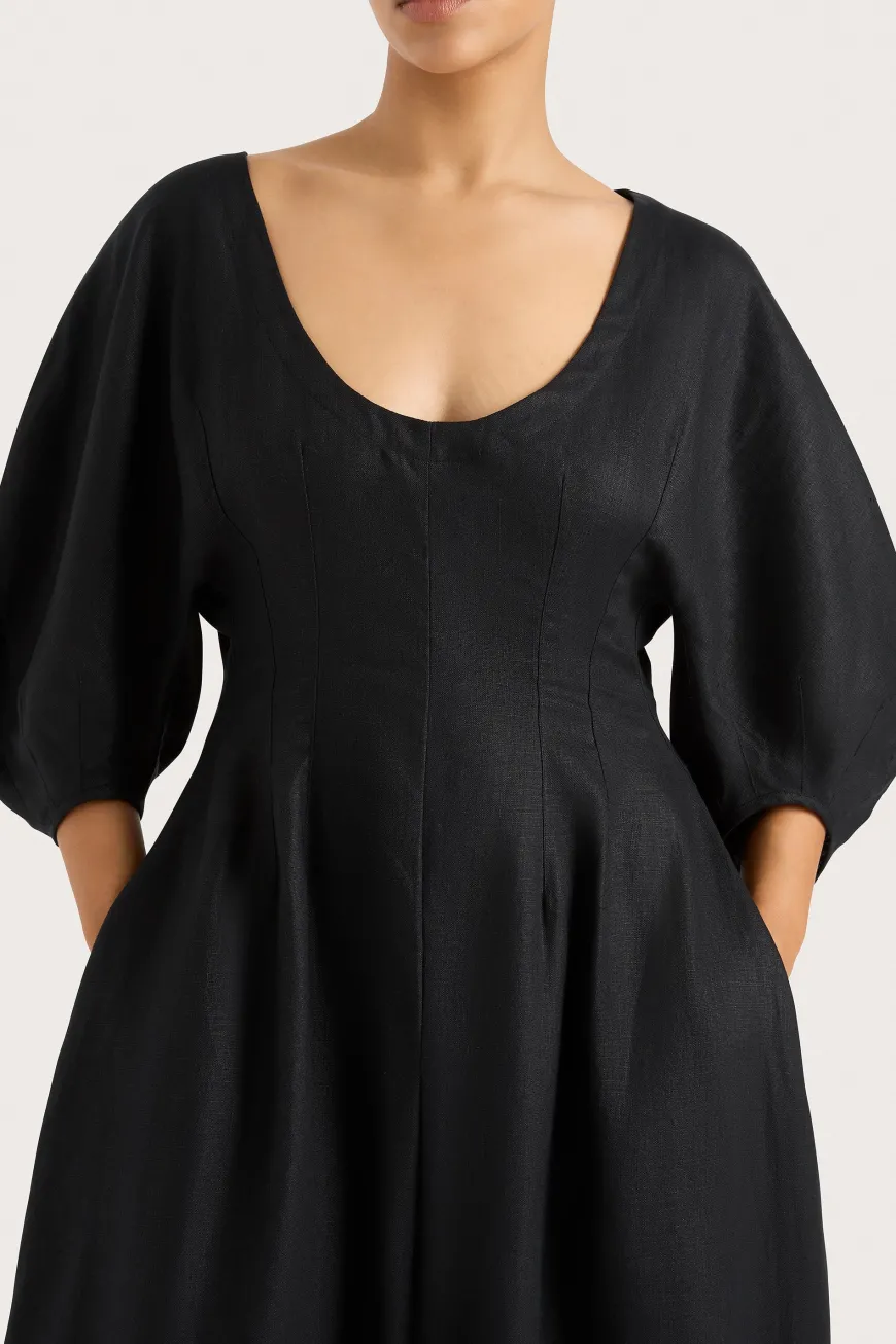 Raynara Maxi Dress Black