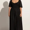 Rosarico Midi Dress Black - Final Sale