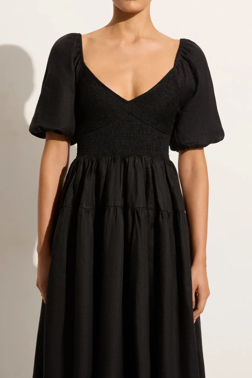 Rosarico Midi Dress Black - Final Sale