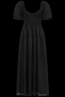 Rosarico Midi Dress Black - Final Sale