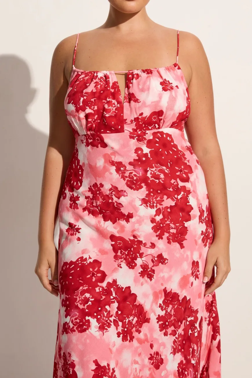 San Paolo Midi Dress Rosella Floral - Final Sale