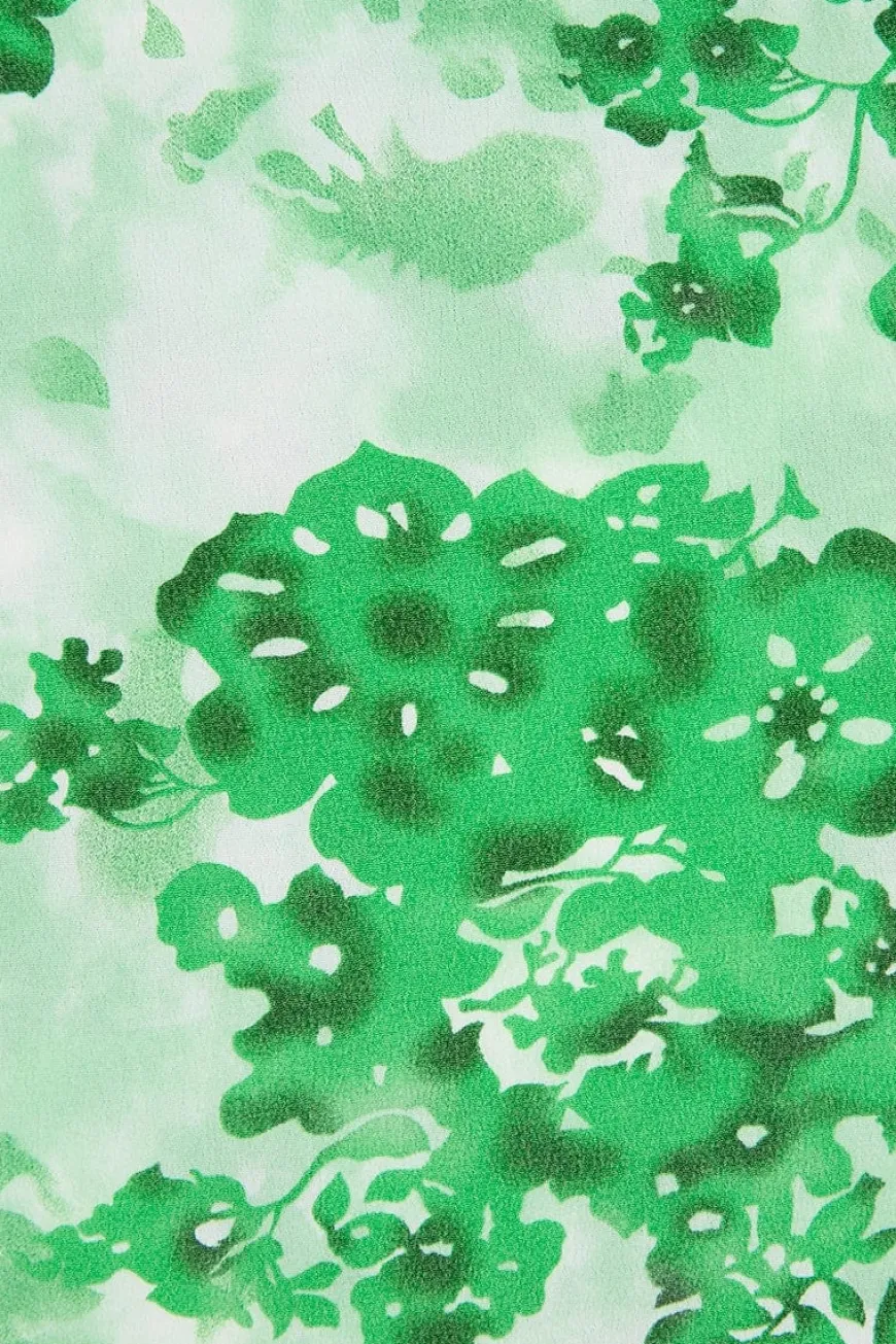 San Paolo Midi Dress Rosella Floral Green