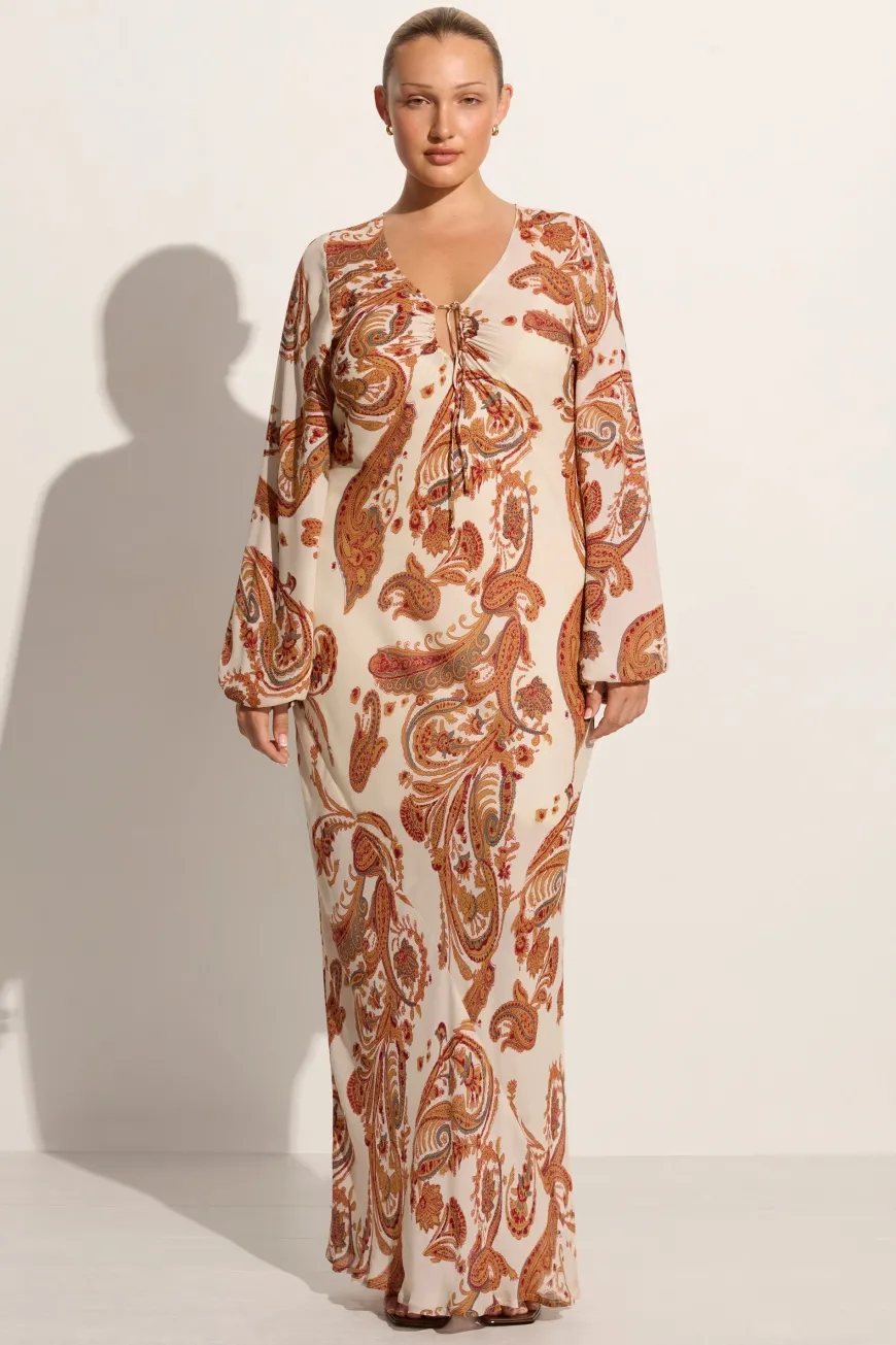 Santos Maxi Dress Alessia Paisley - Final Sale