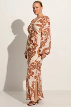 Santos Maxi Dress Alessia Paisley - Final Sale