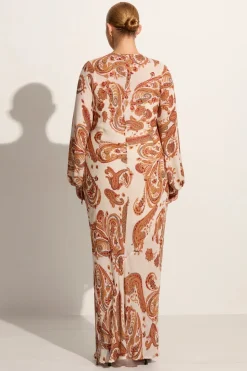 Santos Maxi Dress Alessia Paisley - Final Sale