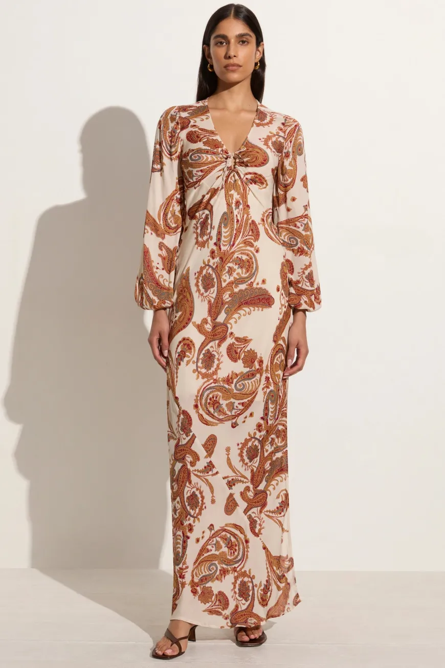 Santos Maxi Dress Alessia Paisley - Final Sale
