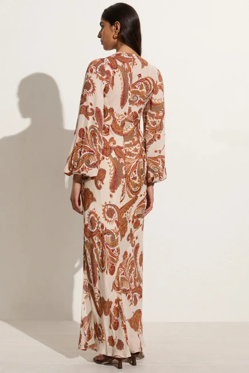 Santos Maxi Dress Alessia Paisley - Final Sale