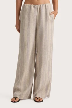 Sao Paulo Pant Sand Sky Stripe