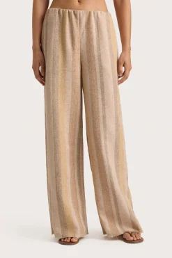 Sao Paulo Pant Terracotta Stripe